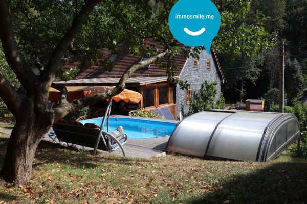 Einfamilienhaus • Rabenstein • Denkmal • Kamin • EBK • überdachter Pool • Wintergarten • Carport