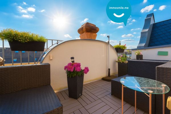 3-Raum Wohnung • Einbauküche • in Schloßchemnitz • zur Miete • Dachterrasse&Balkon • Maisonette