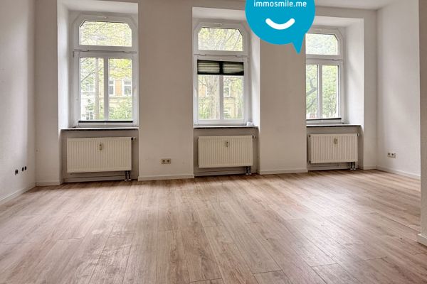 Kaßberg • 2 Raum Hochparterre • Wanne • Balkon • schickes Laminat • Wohnküche • TOP!