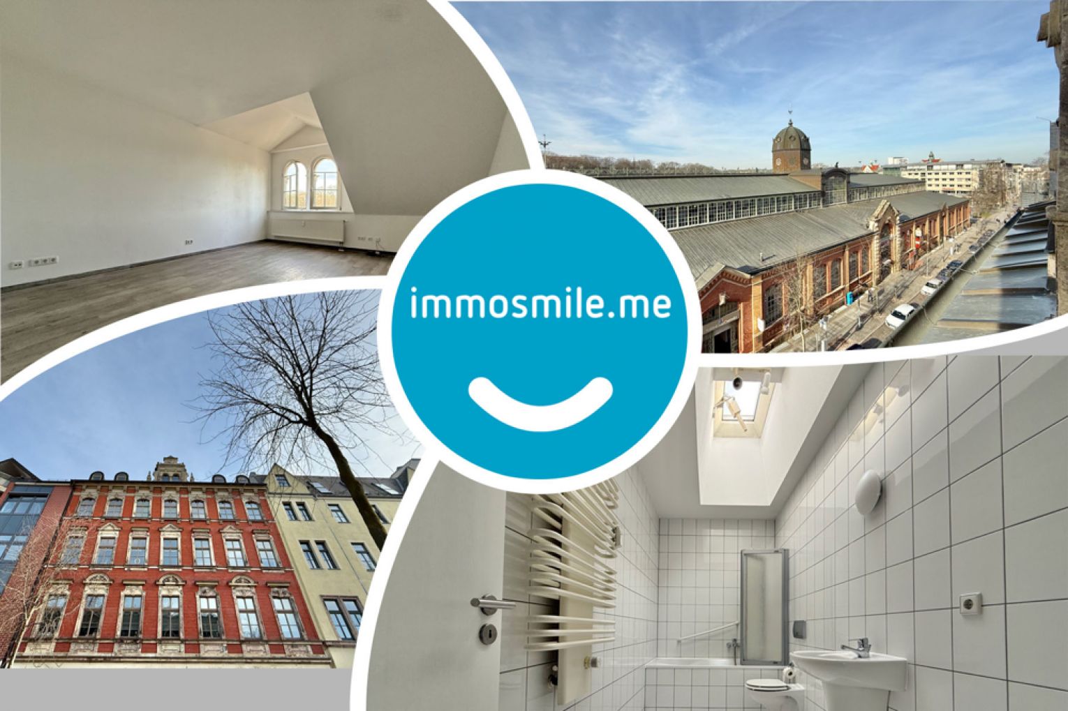 2 Zimmer • im Dachgeschoss • mit Oberlicht • Tiefgarage möglich • im Zentrum • Chemnitz • zur Miete