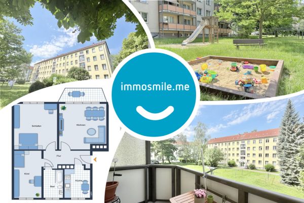 3 Zimmer • Eigentumswohnung • mit Balkon • Stellplatz • vermietet • ruhige Lage • in Chemnitz