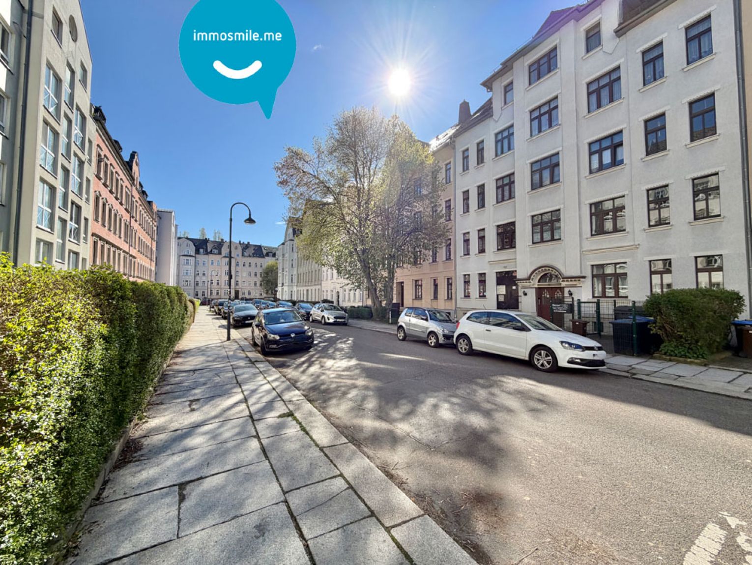 Eigentumswohnung • in Chemnitz • auf dem Kaßberg • vermietet • 2 Zimmer • mit Balkon • zum Kauf