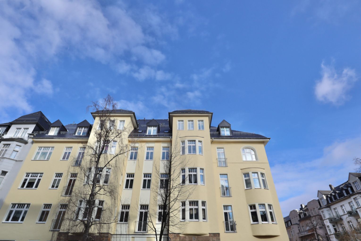 Eigentumswohnung • Einbauküche • Kaßberg • in Chemnitz • mit Parkett • vermietet • jetzt vorsorgen