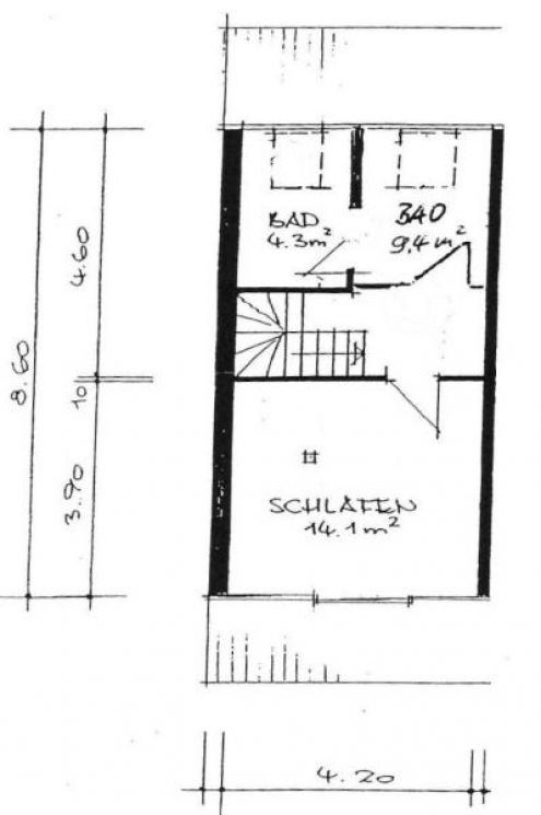 3-Zimmer Wohnung • in Ebersdorf • saniert • Dusche und Wanne • ruhige Lage •