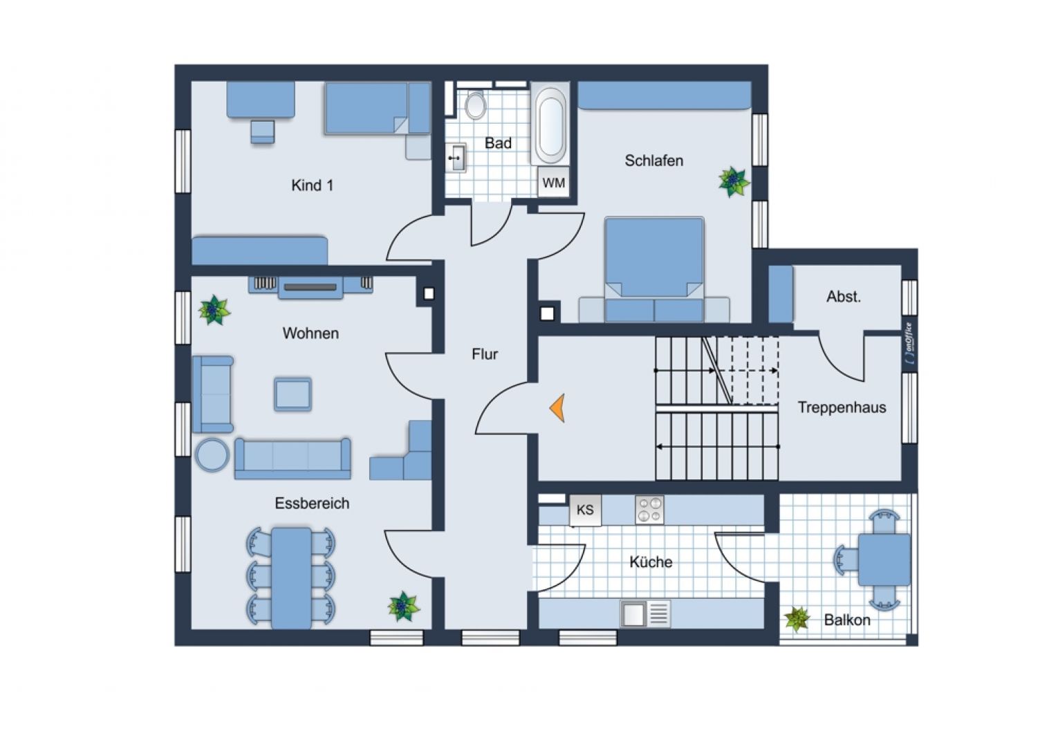 Hartmannsdorf • Eigentumswohnung • als Kapitalanlage •3 Zimmer • mit Balkon • jetzt vorsorgen!