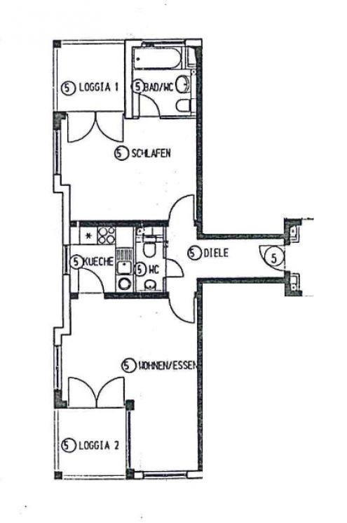 2-Raumwohnung • in Chemnitz • ruhige Lage • 2 Balkone • Tiefgarage • jetzt mieten!