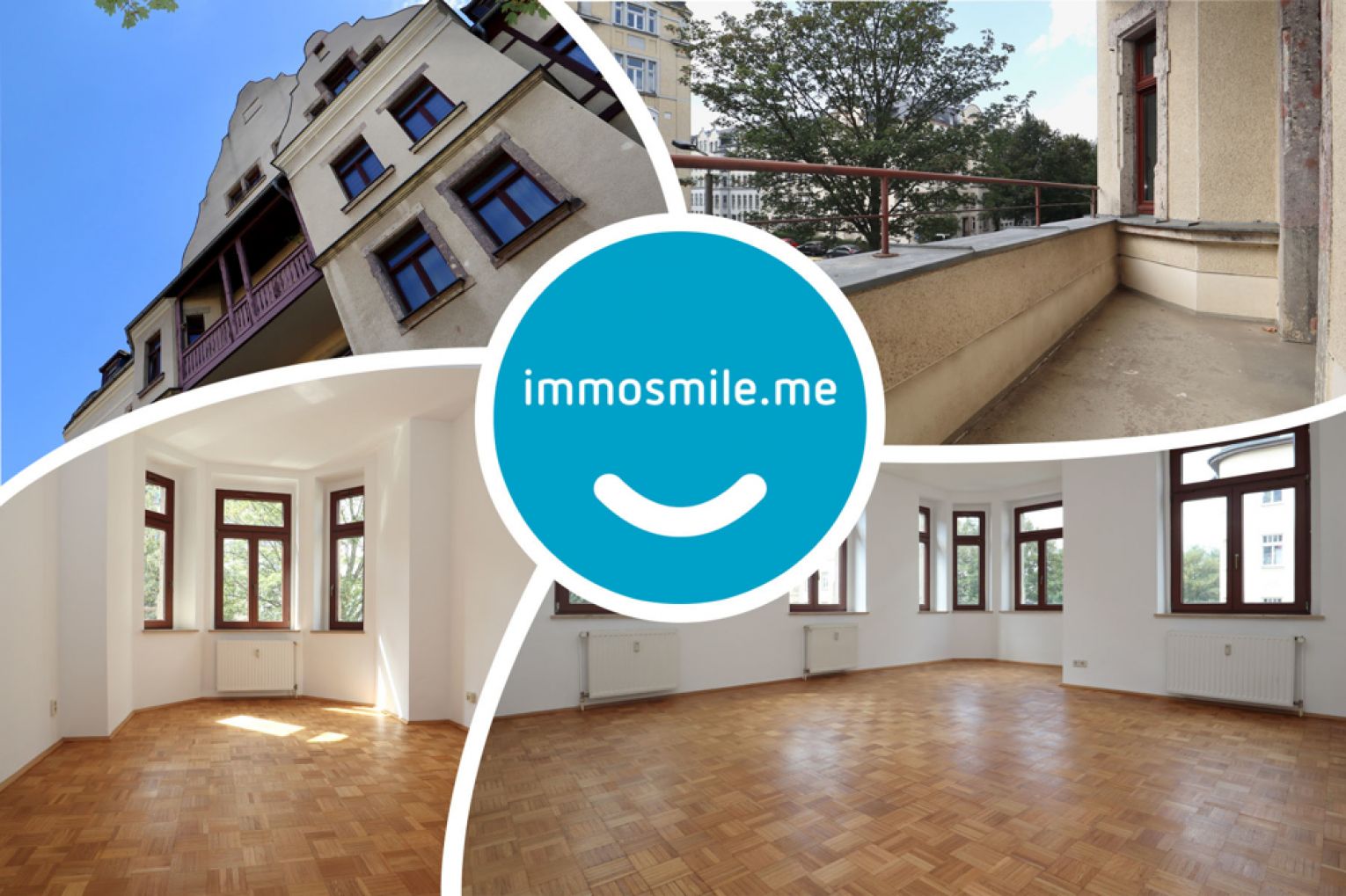 3-Raum Wohnung • 2 Bäder • Parkettboden • Kaßberg • zur Miete • große Räume • besichtigen