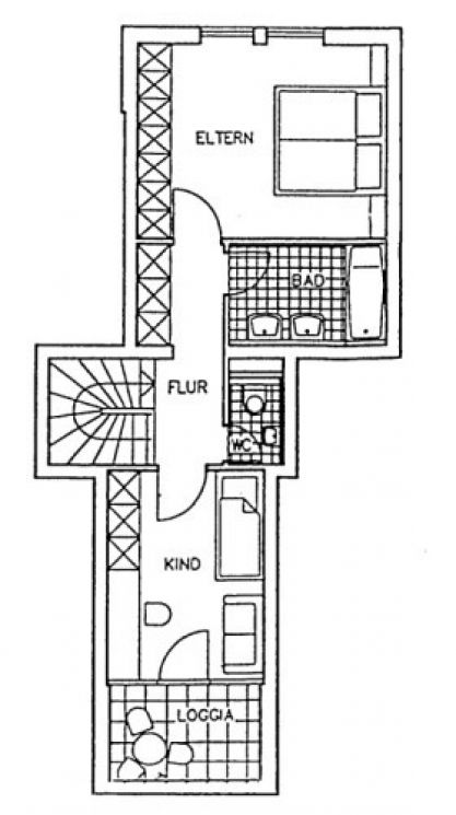 Mietwonhung • Maisonette • 4 Zimmer • Terrasse • 2 Bäder • jetzt anschauen und mieten