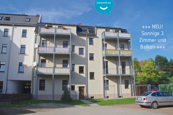 Wohnung zur Miete • Limbach-Oberfrohna • 3 Zimmer • großer Balkon • Stellplatz • gleich anschauen!