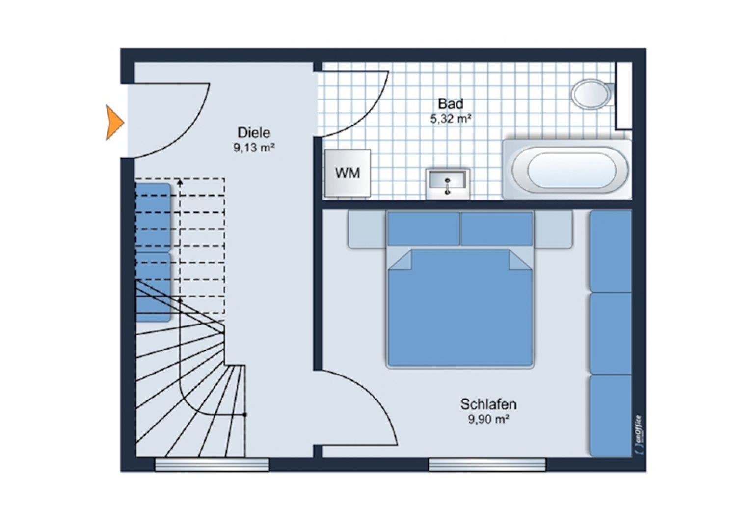 EIGENNUTZER AUFGEPASST ! • 3-Raum Wohnung • Dachgeschoss • offene Küche • Stellplatz • in Chemnitz •