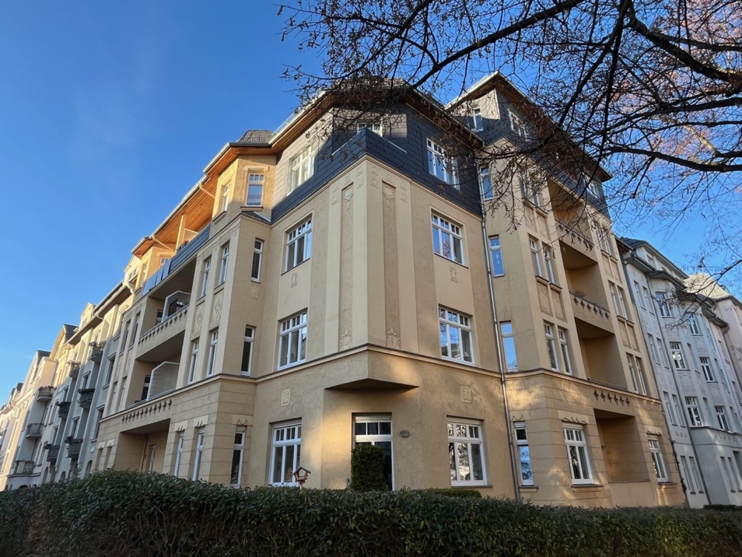 1-Raum Wohnung • Einbauküche • Kaßberg • Miete • Altbau • Balkon • schnell sein lohnt sich
