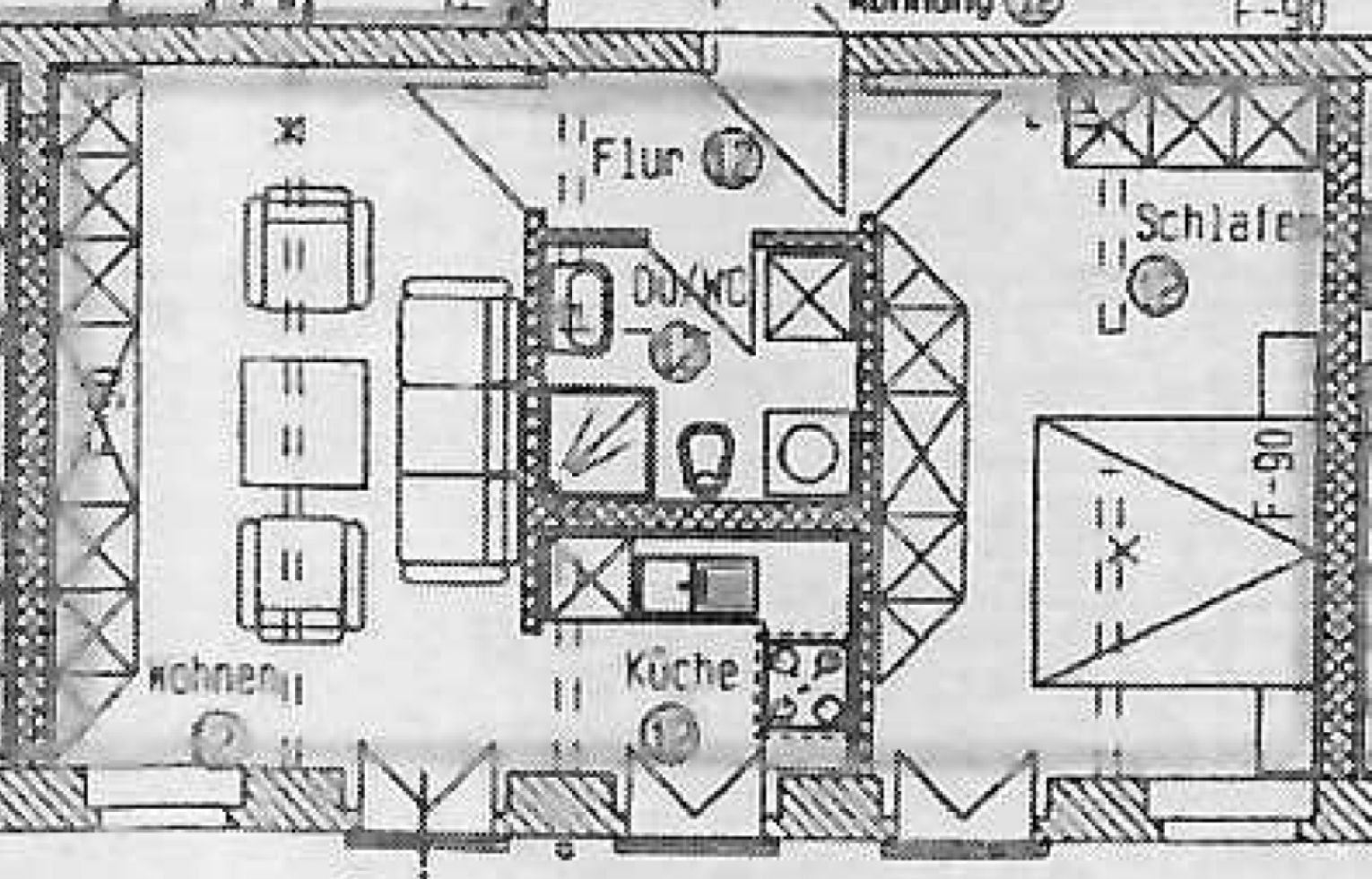 Zentrum • 2 Zimmer • zur Miete • Chemnitz • Stellplatz • großer Garten • ruhige Lage