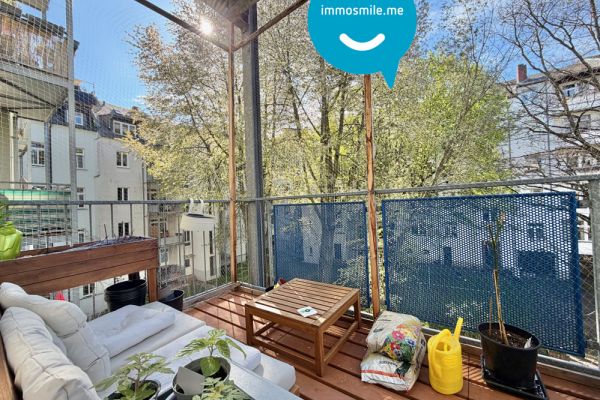 Eigentumswohnung • in Chemnitz • auf dem Kaßberg • 2 Zimmer • mit Balkon • vermietet • jetzt kaufen