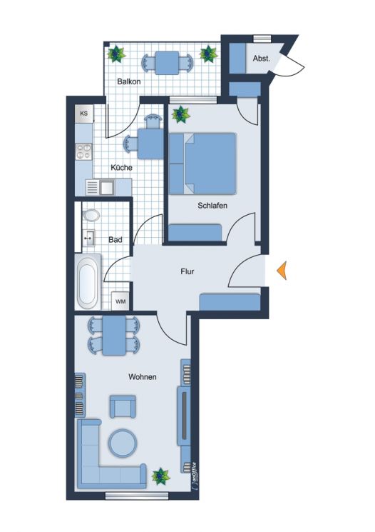 auf dem Kaßberg • in Chemnitz • Eigentumswohnungen • im Paket • vermietet • Balkon • schnell sein!