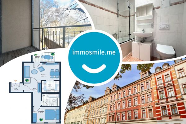 Balkon • 2-Raum Wohnung • Zentrum • Chemnitz • zur Miete • bald wieder frei