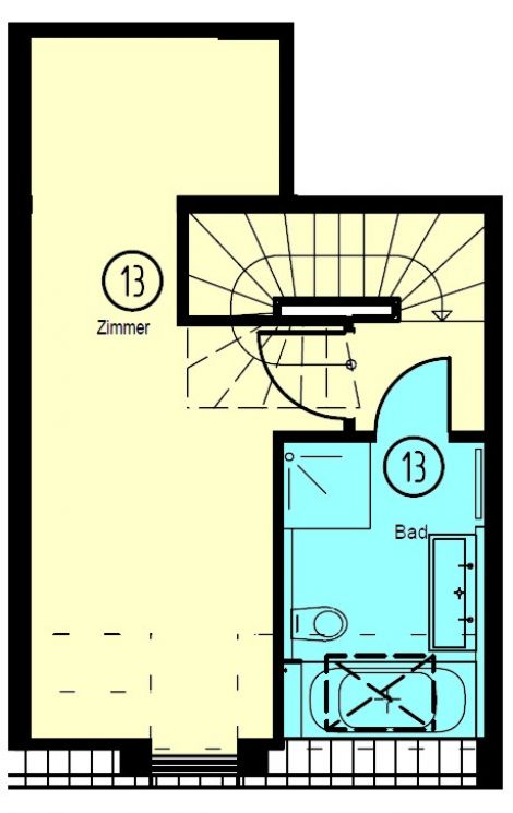 Balkon • Chemnitz • Tageslichtbad • 2-Raum Wohnung • offner Wohn-und Essbereich • zur Miete