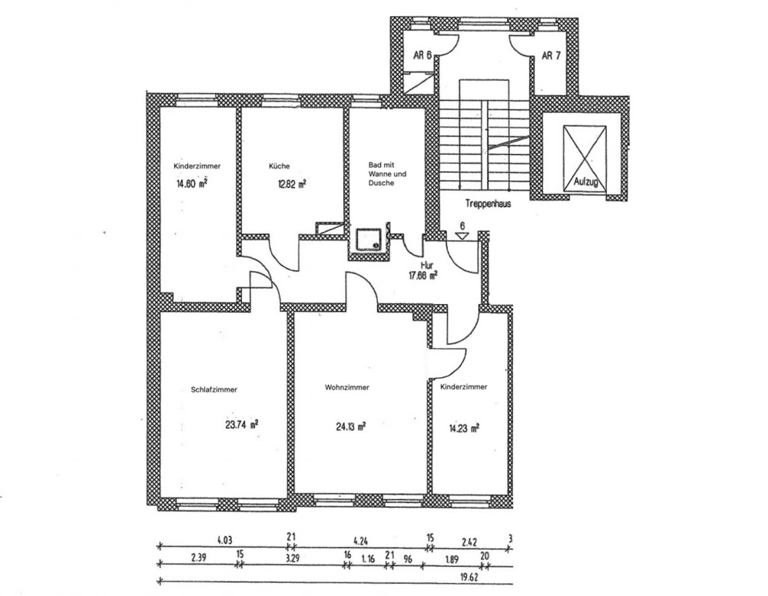 TOP WOHNGEFÜHL • 4-Zimmer • Bad mit Wanne & Dusche • große Portaltüren • unbedingt Anschauen !