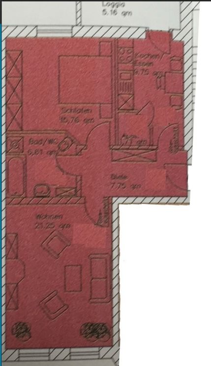 Balkon • renoviert • modern • 2 Zimmer Wohnung • Kaßberg • Chemnitz • jetzt mieten • 1. Wohnung