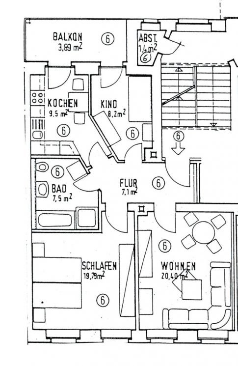 Kapitalanlage • mit Balkon • 3-Raum • auf dem Kaßberg • Stellplatz • jetzt kaufen!