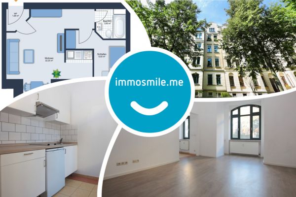 Einbauküche • schickes Laminat • 2-Raum Wohnung • auf dem Kaßberg • jetzt anrufen