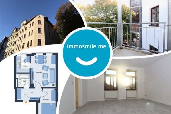 2-Raumwohnung • in Schlosschemnitz • saniert • mit Balkon • Einbauküche • jetzt Termin vereinbaren