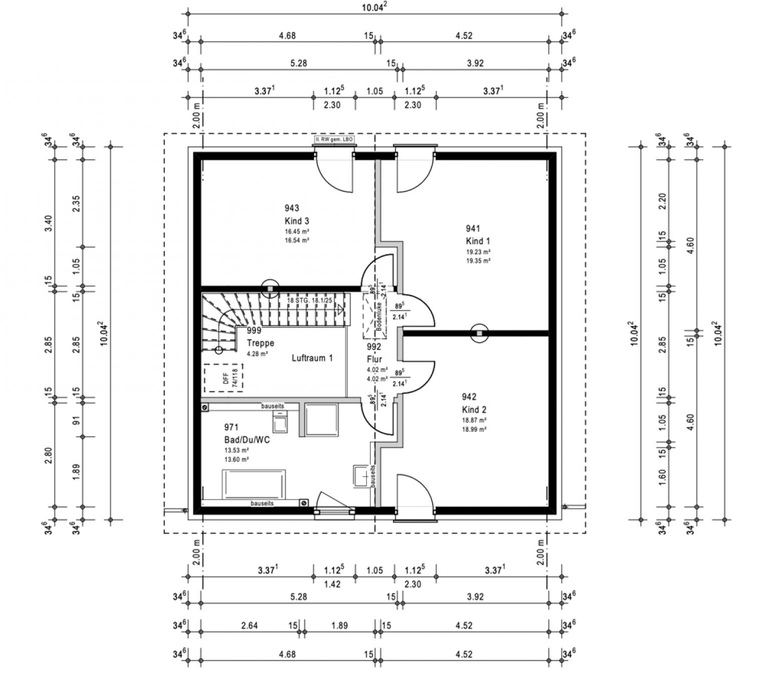 Einfamilienhaus • Neubau KfW 40 • Be-und Entlüftungssystem • 5 Zimmer • EBK • Altchemnitz