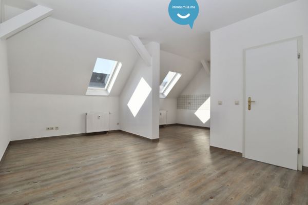 Dachgeschoss • saniert • modern wohnen • in Chemnitz • Gablenz • Einbauküche • 2-Zimmer Wohnung