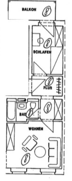 2 Zimmer • mit Einbauküche • zur Miete • im Schloßviertel • mit Balkon • schnell sein! • und mieten!