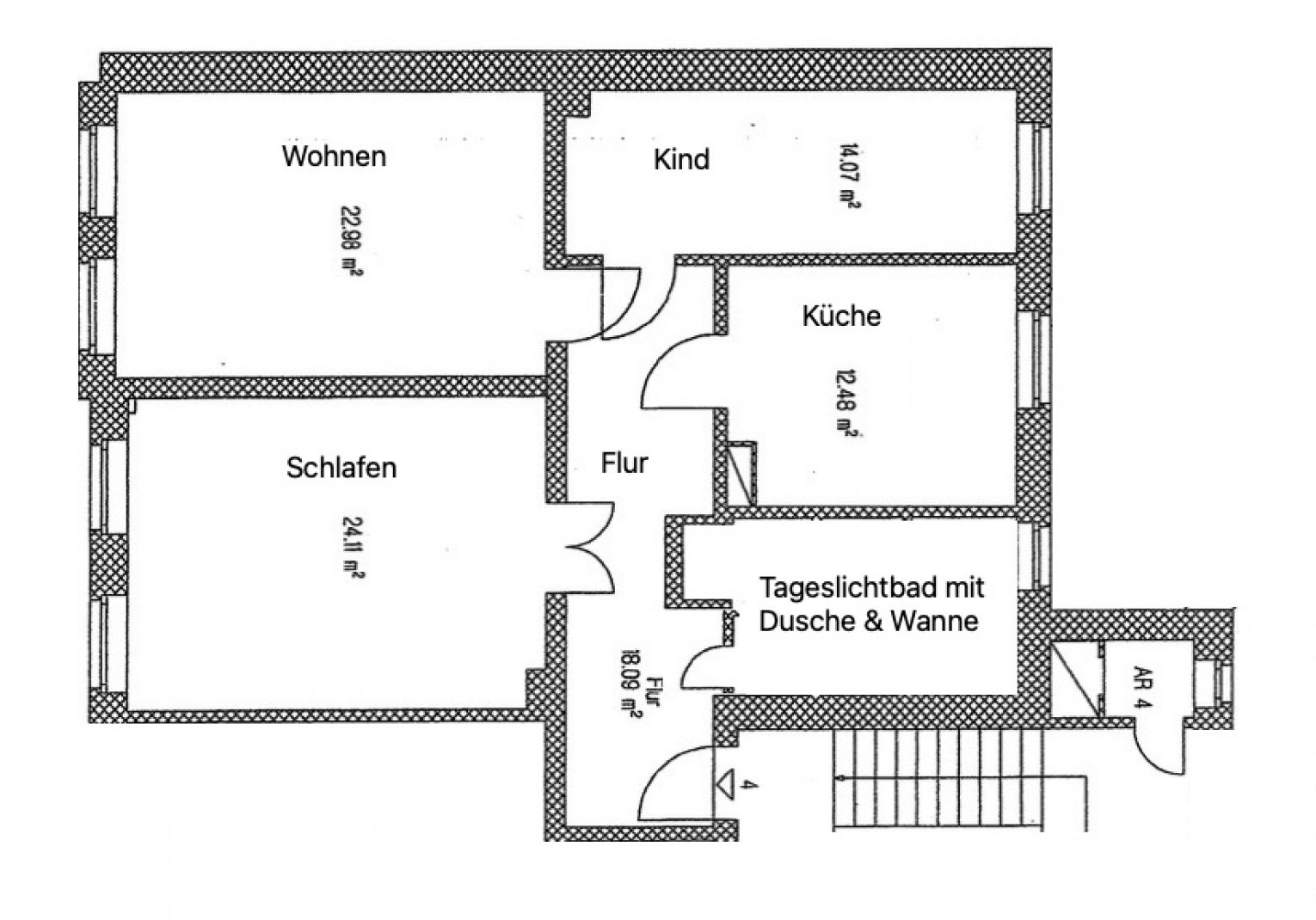 Eindrucksvolle große Räume • Sanitäranlage mit Wanne & Dusche • Laminat • Teeküche • jetzt Mieten