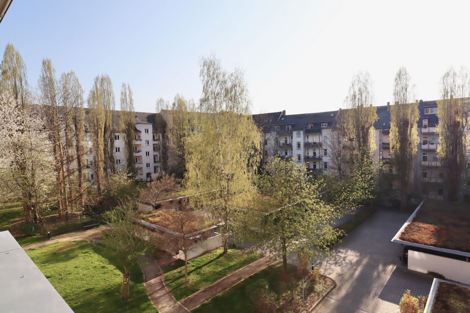 Kaßberg • 3-Zimmer • Sonnenbalkon • Tageslichtbad • Laminat • Einbauküche • Stellplatz • Anschauen!?