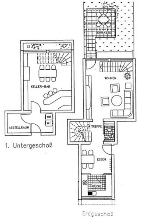 Mietwonhung • Maisonette • 4 Zimmer • Terrasse • 2 Bäder • jetzt anschauen und mieten