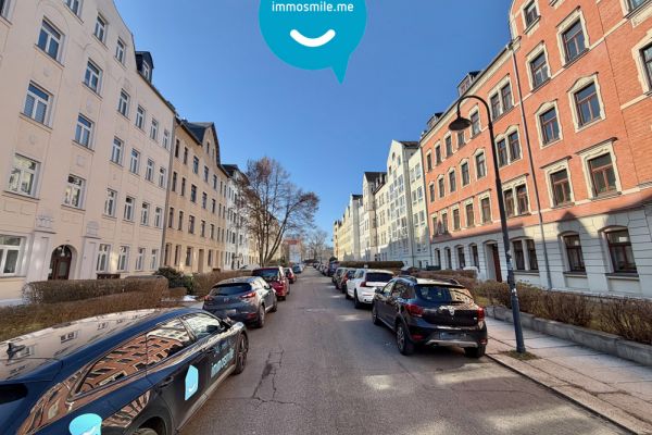 Eigentumswohnung • in Chemnitz • auf dem Kaßberg • vermietet • 2 Zimmer • mit Balkon • zum Kauf