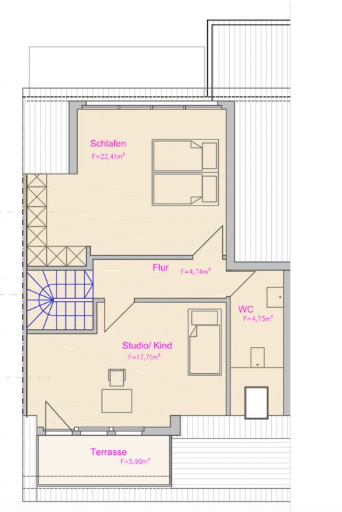 Schloßchemnitz • Maisonette • 3-Raum Wohnung • Erstbezug • Tageslichtbad •  Terrasse • jetzt anrufen