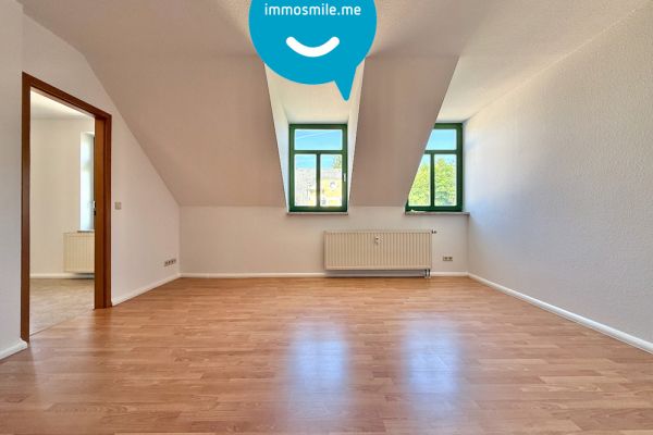 Gablenz • 2-Raum Wohnung • Dachgeschoss • Wanne • in Chemnitz • Studentenviertel • Nahe Uni • mieten
