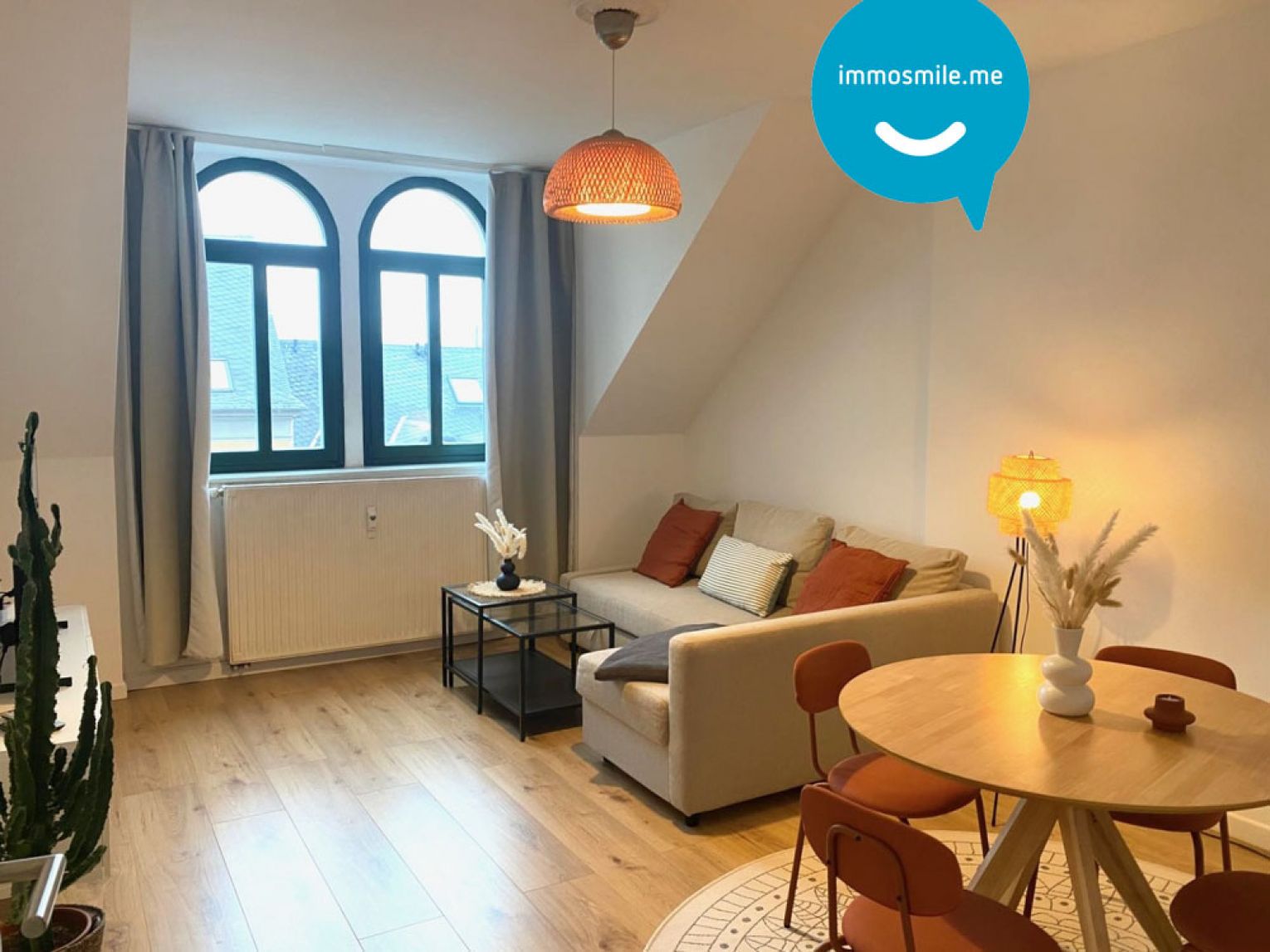 Einbauküche • Kaßberg • Single- / Studentenwohnung • 2-Raum Wohnung • Dachgeschoss • MÖBLIERT