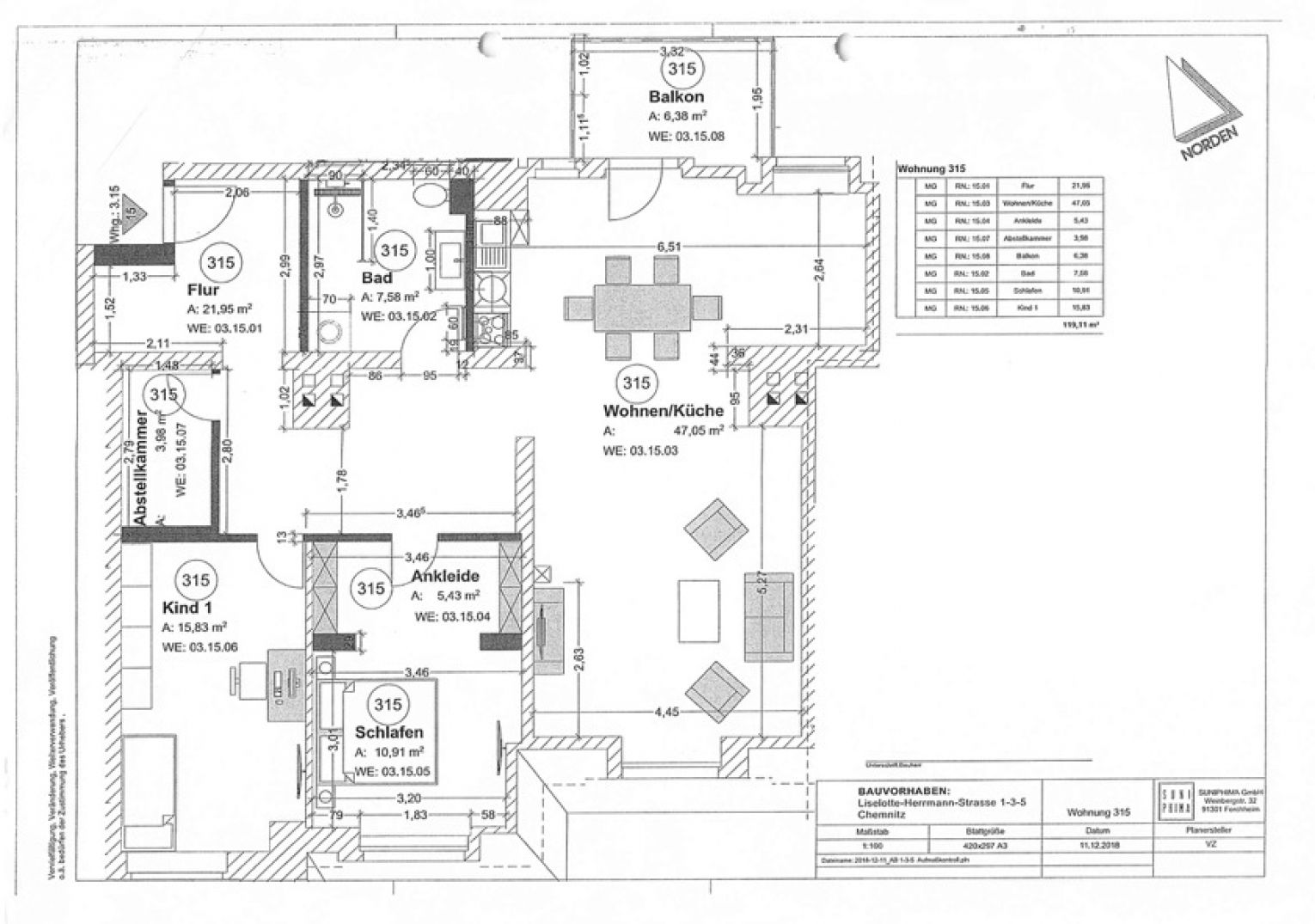 zum Kauf • 3 Zimmer • ruhige Lage • Chemnitz • Garagen • Balkon • offenes Wohnen • zum Kauf