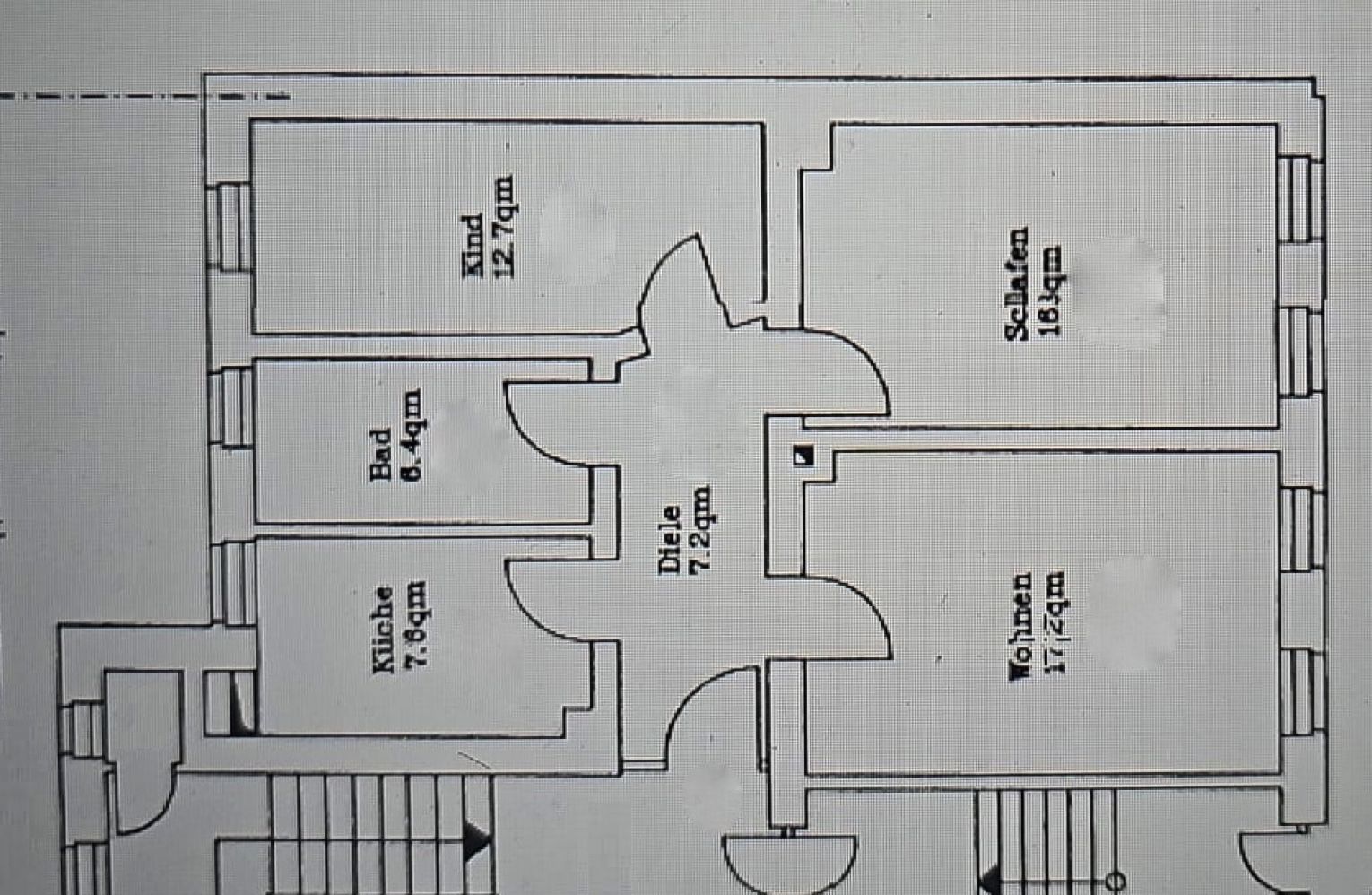 3-Raum Wohnung • in Chemnitz • Bernsdorf • Wanne • Einbauküche • jetzt anrufen - Foto 4