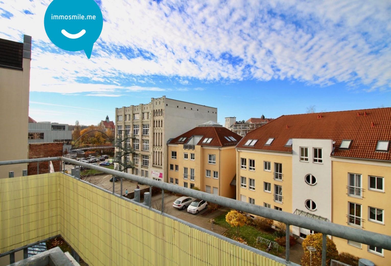 2-Raum Wohnung • direkte Innenstadt Lage • Balkon • Stellplatz • Aufzug • zur Mieten