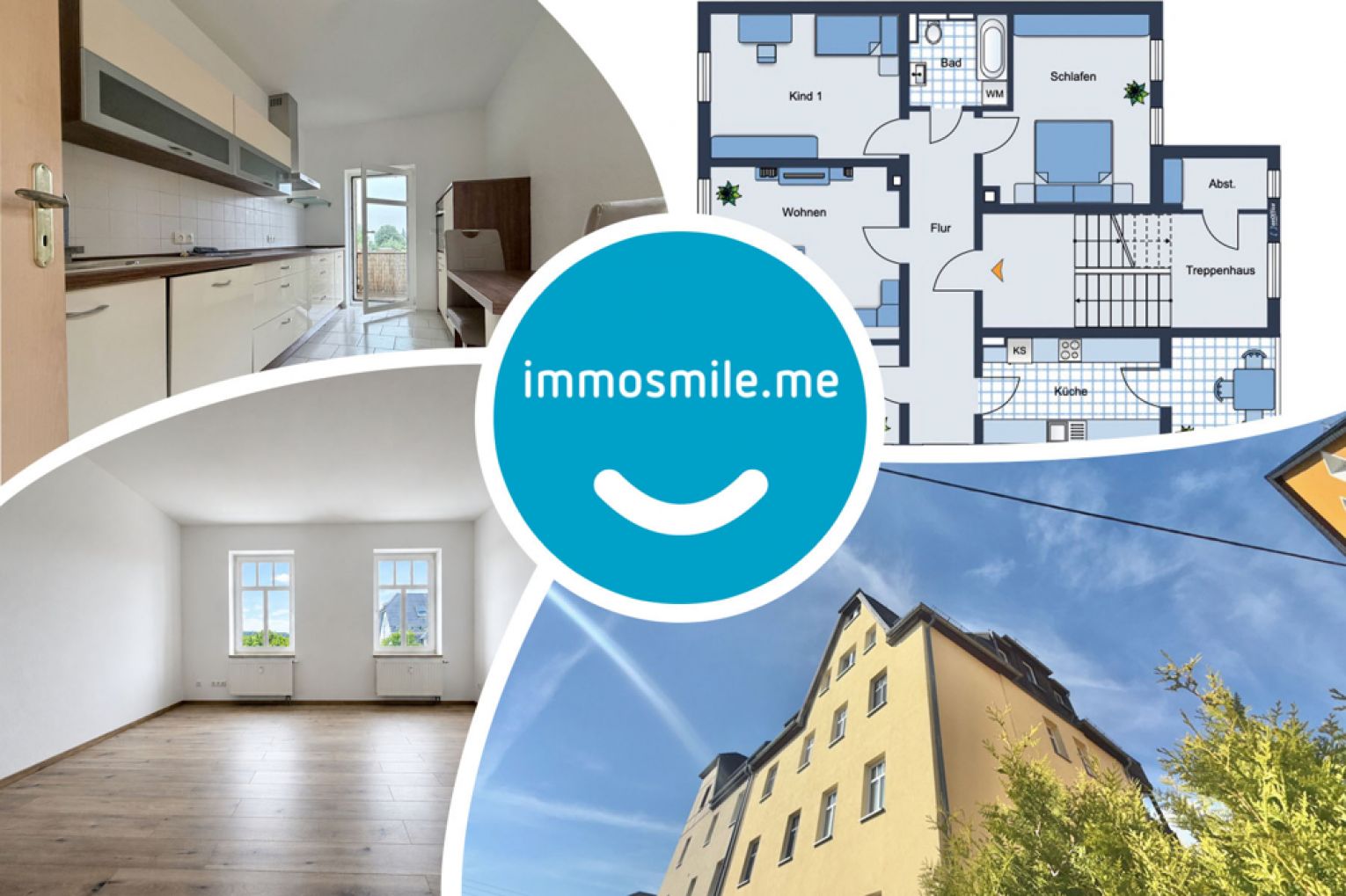 Hartmannsdorf • Eigentumswohnung • 4 Zimmer • mit Balkon • selbst nutzen! • ab sofort verfügbar
