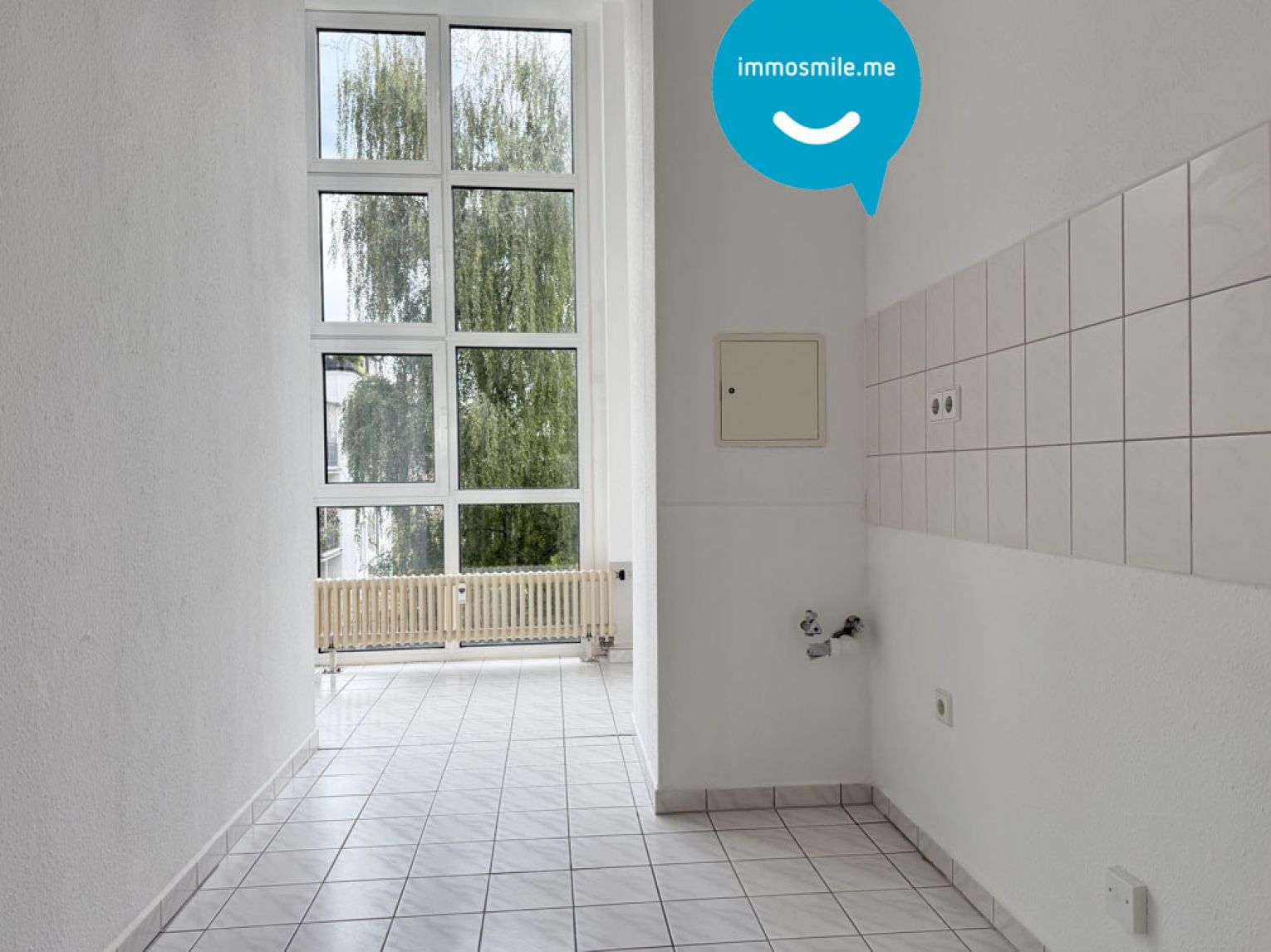 Wintergarten • 2-Raum-Wohnung • Balkon • Laminat • Bad mit Wanne & Dusche • Kaßberg • Termin machen!