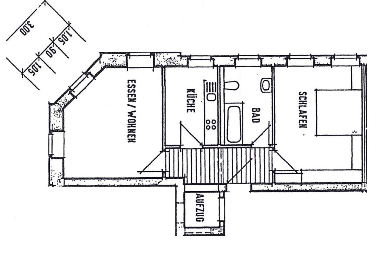 2 Zimmer • Bad mit Fenster • Einbauküche • hell & sonnig • Haus mit Aufzug • Was will man mehr :-) - Foto 4