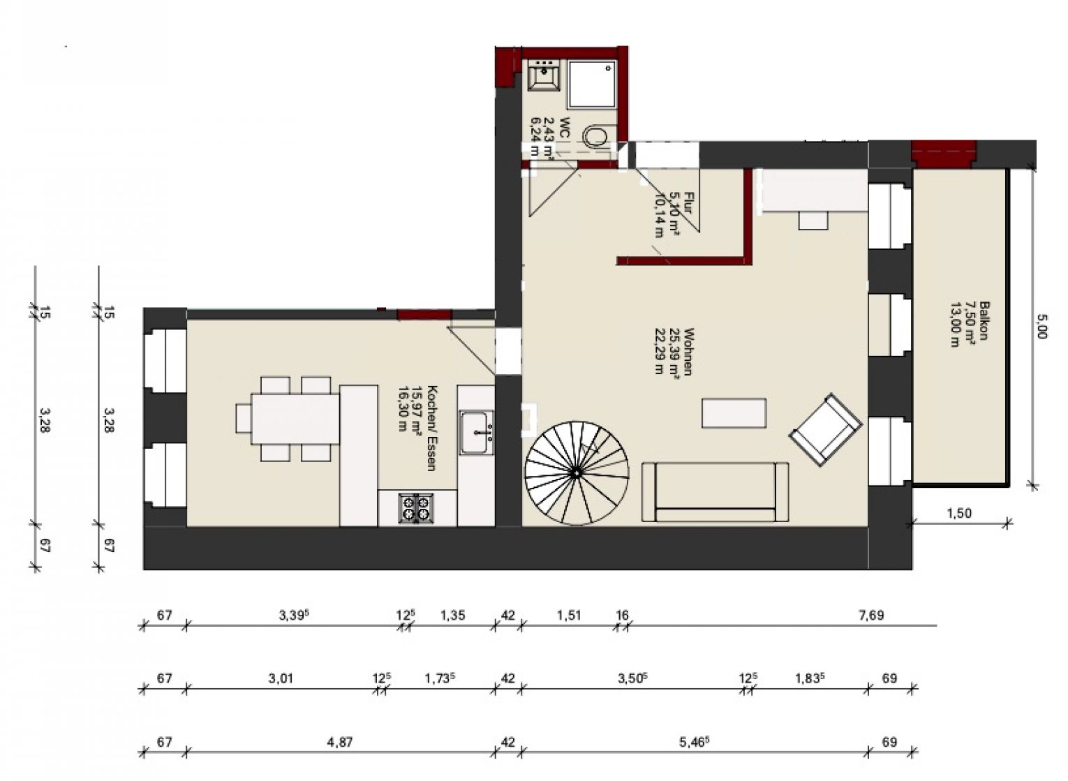 4-Raum • Lutherviertel • 2 Bäder • 2 große Balkone • Stellplätze • energetisch saniert • ruhige Lage