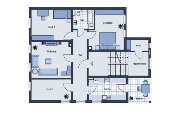 4 Zimmer • in Hartmannsdorf • mit Balkon • ideale Familiengröße • zur Miete • jetzt anrufen!