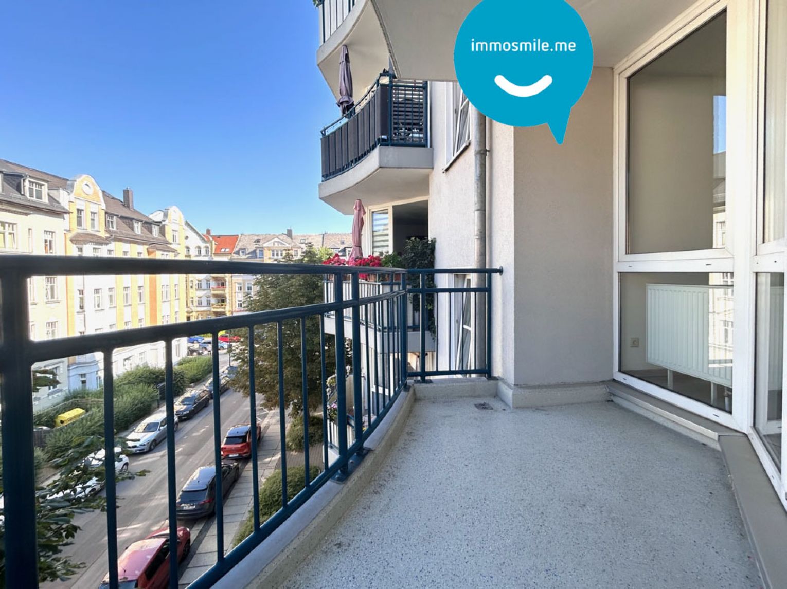 1 Zimmer • Balkon • Einbauschrank • Aufzug • Tiefgarage • Kaßberg • schnell sein lohnt sich