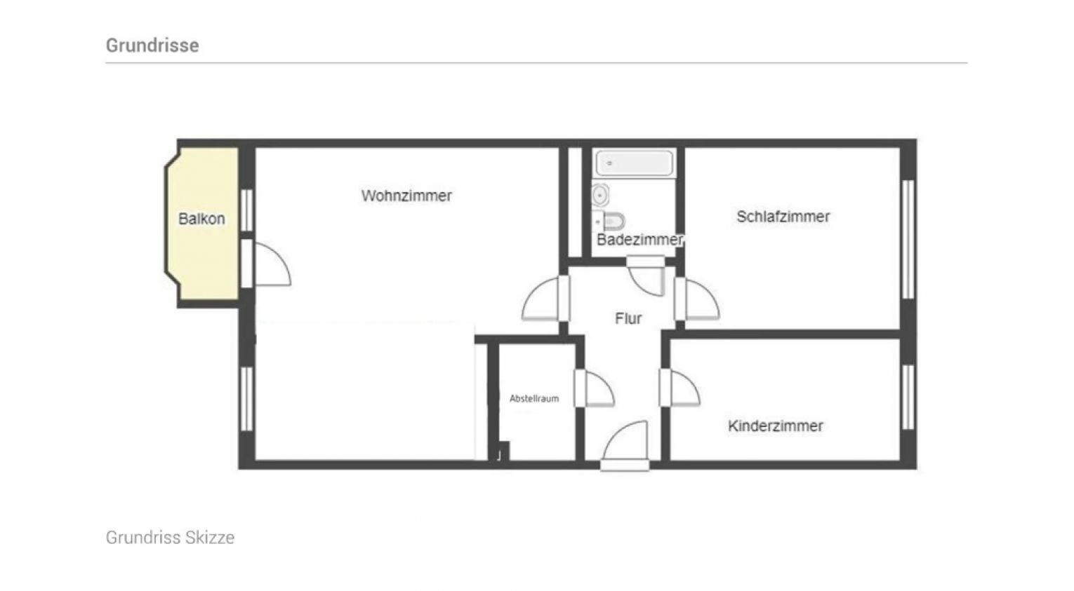 3-Raum Wohnung • Einbauküche • Balkon • Stellplatz • Reichenbrand • jetzt kaufen