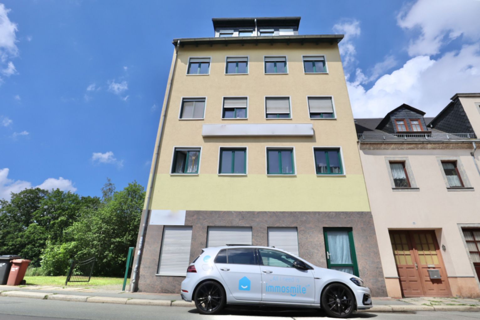 4-Zimmer • Balkon • Einbauküche • an der Chemnitz • Garten • schnell anrufen • Schloßchemnitz