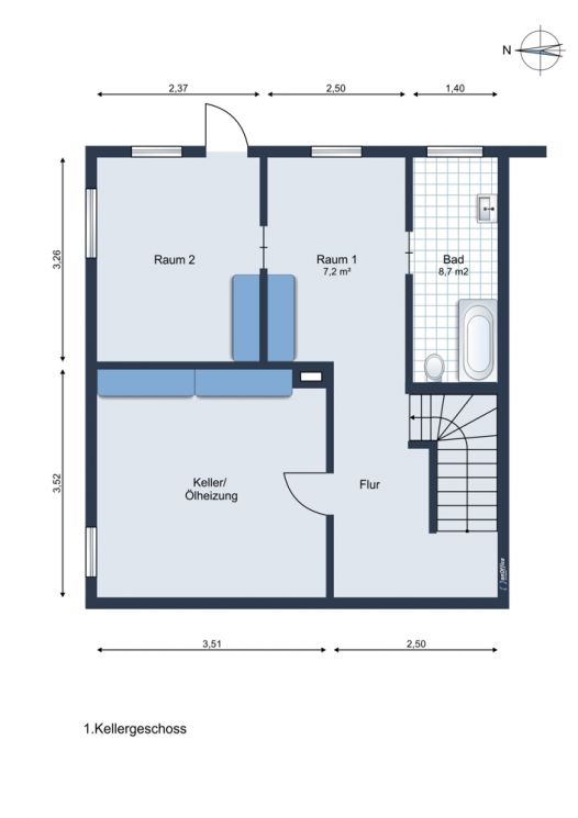 Doppelhaushälfte • Schneeberg • 3 Zimmer • 4 Zimmer möglich • Schuppen • Garten