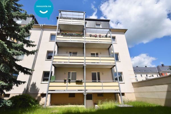 Hilbersdorf • 3-Raum • Bad mit Fenster und Wanne • 1.Etage • Laminat • Südbalkon • jetzt Mieten !?