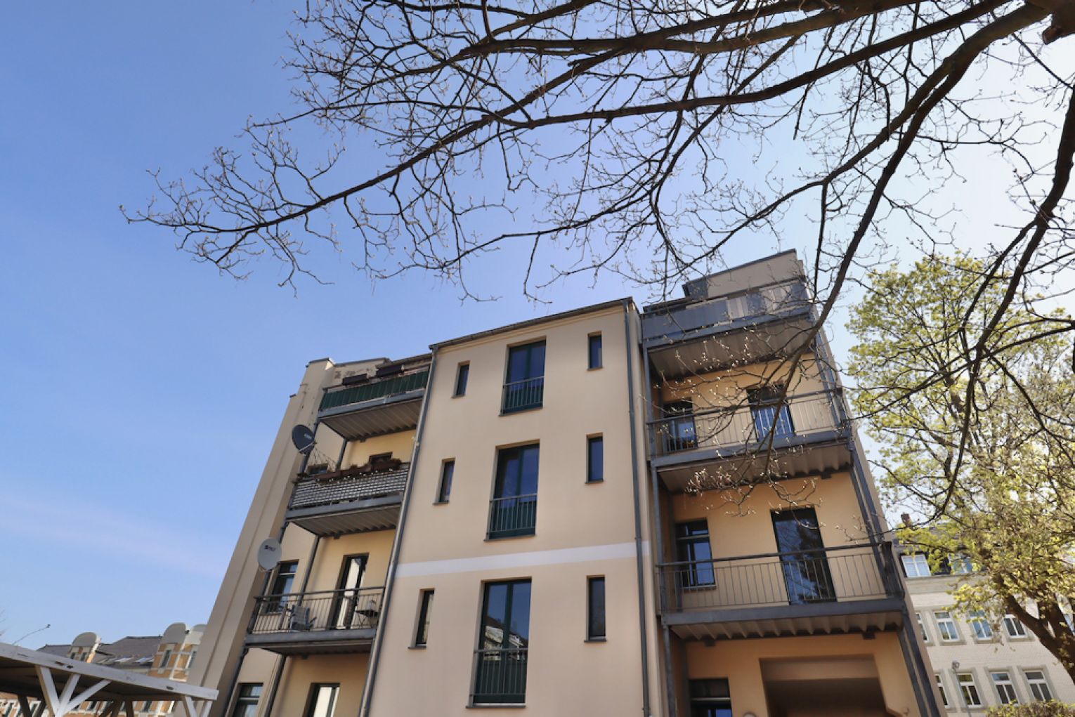 zur Miete • in Gablenz • 1-Zimmer • Wohnung • für Singles • Geld sparen • ab sofort frei!