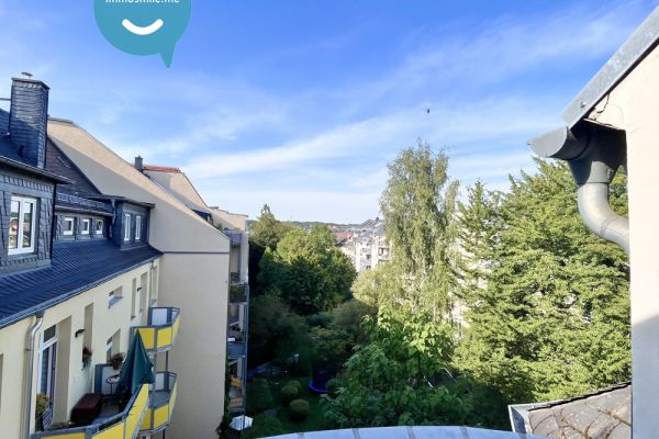 2-Zimmer • mit Balkon • Wanne • zur Miete • auf dem Kaßberg • in Chemnitz • Dachgeschoss